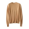 Seamless one-piece molded series of wool sweaters, semi-high neck base, 2022 autumn and winter women's casual loose knitted sweater Item Picture